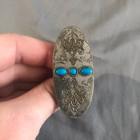 Vintage Adjustable Silver Ring - Picture 4 of 5